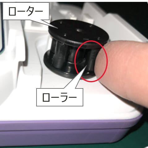 Connectポンプ_ローターとローラー