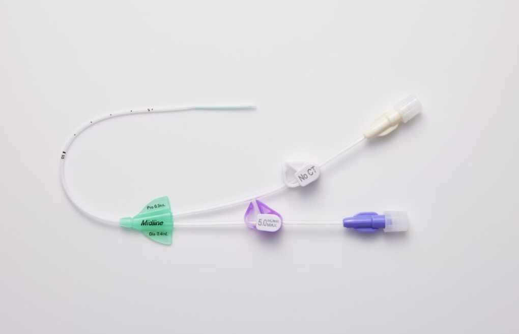 Midlineカテーテルダブルルーメン